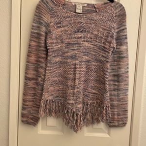 Multi color knit top